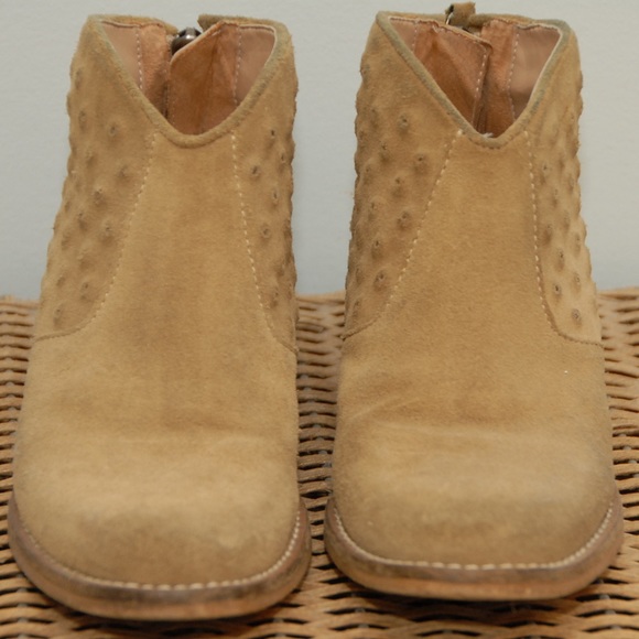 Zara-ladies leather ankle cowboy boots - Picture 2 of 4